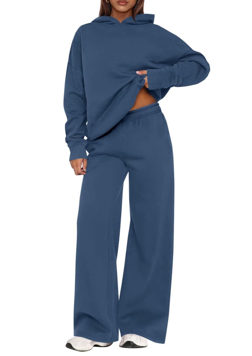 PRETTYGARDEN 2 Piece Lounge Sets for Women Matching Sweatsuits | Oversized Hoodies & Baggy Wide Leg Sweatpants,Casual Sweat Set,Workout Tracksuit,Airport Travel Outfits,Fashion Fall Clothes