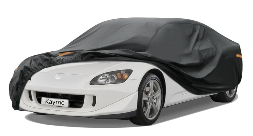 Kayme 7 Layers Car Cover Custom Fit for Honda S2000 (1999-2009) Waterproof All Weather for Automobiles, Outdoor Full Cover Rain Sun UV Protection.