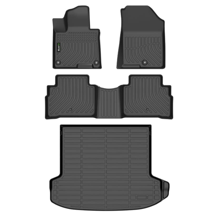HAFIDI All Weather Floor Mats & Cargo Liner Set Custom for Kia Sportage 2026 (Not Hybrid) - Black