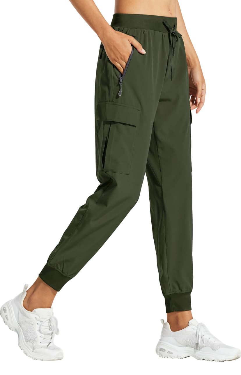 Libin Women's Hiking Cargo Pants Quick Dry Joggers Petitle/Regular/Tall | Lightweight, UPF 50+, Water Resistant, Zipper Pockets for Athletic Running Travel Lounge Casual Outdoor Golf Safari Clothes