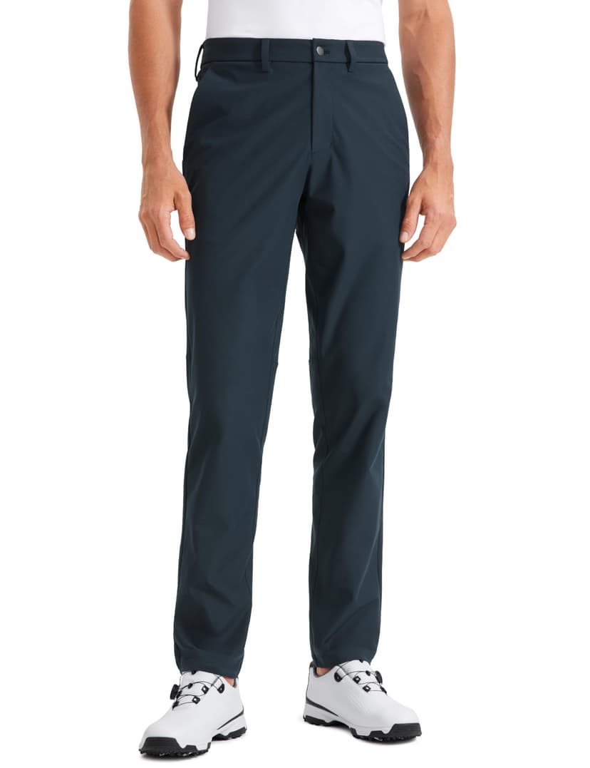 CRZ YOGA All Day Comfy Golf Pants 28"/30"/32"/34"/36" | Decent Stretch, Wrinkle-Resistant, Casual, Slightly Tapered Leg, Flat Front, Pockets, Trousers for Men