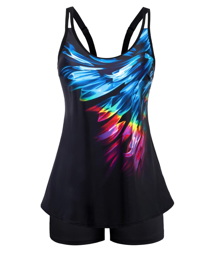 Arolina Tankini Swimsuits for Women Tummy Control Two Piece Bathing Suits | Modest Swimwear, Flowy, Removable Padded, Adjustable Straps, High Waisted, Loose Fit, Scoop Neck