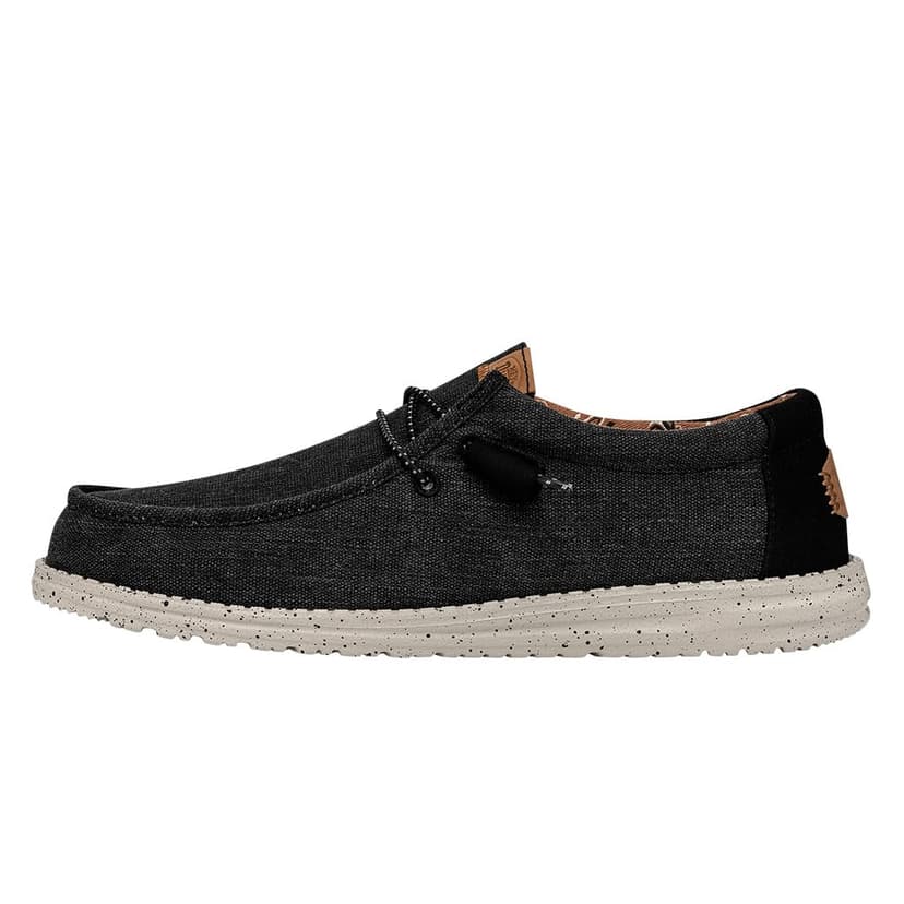 HEYDUDE Men's Wally Washed Canvas, Men’s Shoes, Slip-on Loafers, Comfortable & Light-Weight