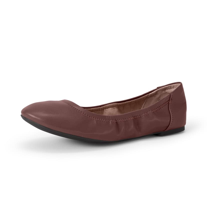 Amazon Essentials Women's Belice Comfortable Slip-On Ballet Flats Shoes