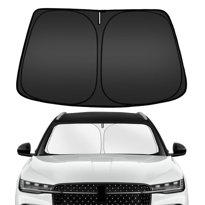 ARISMOTOR Windshield Sun Shade for Lincoln Nautilus 2024-2026, Custom Fit Foldable Front Window Sunshade Sun Visor Protector, Block UV Rays Keep Your Car Cooler