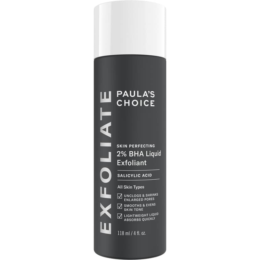 Paula's Choice SKIN PERFECTING 2% BHA Liquid Exfoliant with Salicylic Acid, Facial Polish for Pores, Wrinkles & Fine Lines, Suitable for Blackhead-Prone Skin, Fragrance-Free