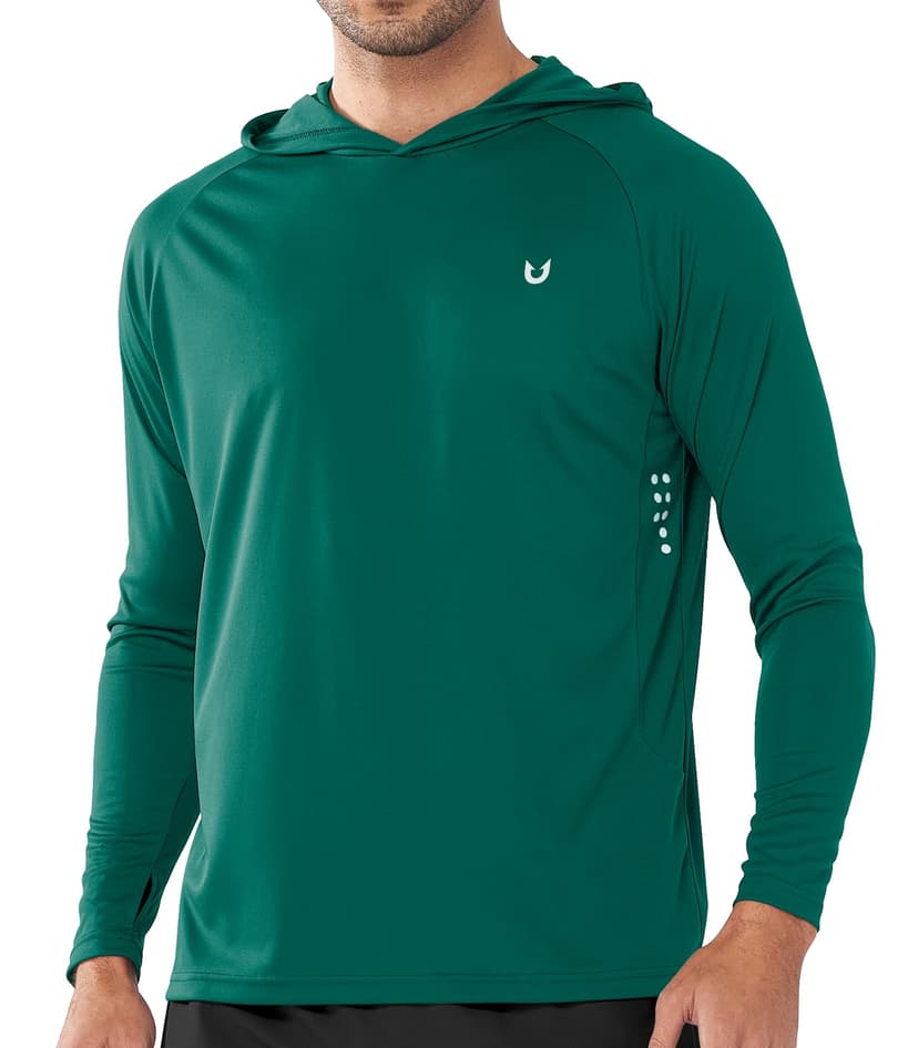 NORTHYARD Men's Sun Hoodie Long Sleeve Fishing Shirts UPF 50+ Rash Guard | UV Protection, Lightweight, Quick Dry Swim Shirt, 4-Way Stretch, Moisture Wicking, Hiking, Beach, Golf, Swimming, Water Sport
