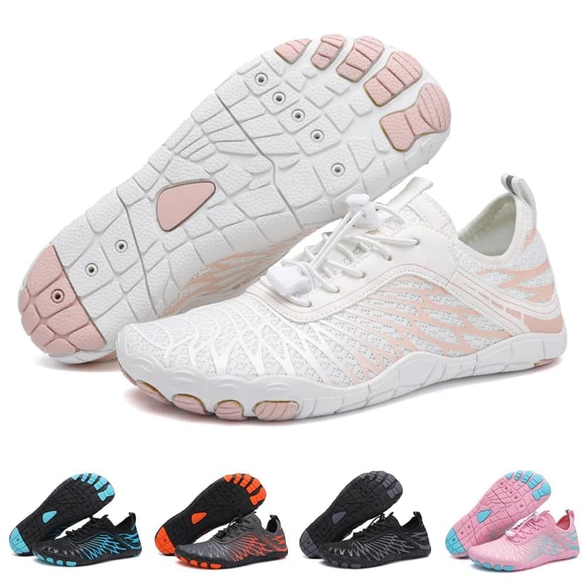 ELETON Barefoot Shoes Women Men Footwear, Wide Toe Box Hiking Zero Drop Non-Slip Quick-Dry River Boat Pool Beach Water Shoes, Lightweight Swimming Running Walking Sneakers Unisex