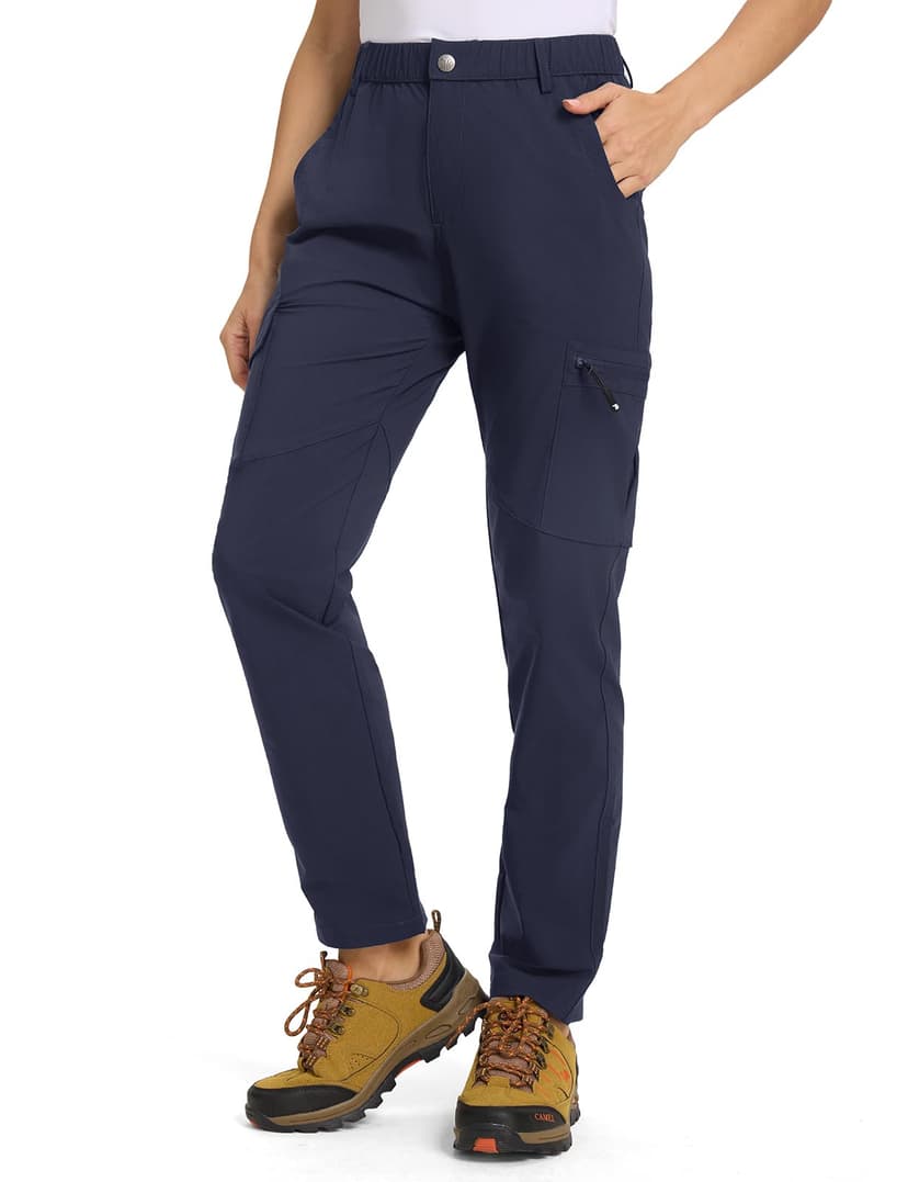 TBMPOY Women's Hiking Cargo Pants Lightweight Water Resistant Quick Dry Fishing Camping Travel Work Pant with 6 Pockets