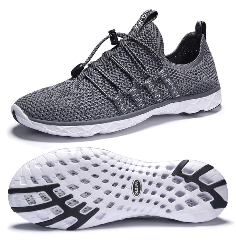DLGJPA Men's Lightweight Quick Drying Aqua Water Shoes Athletic Sport Walking Shoes