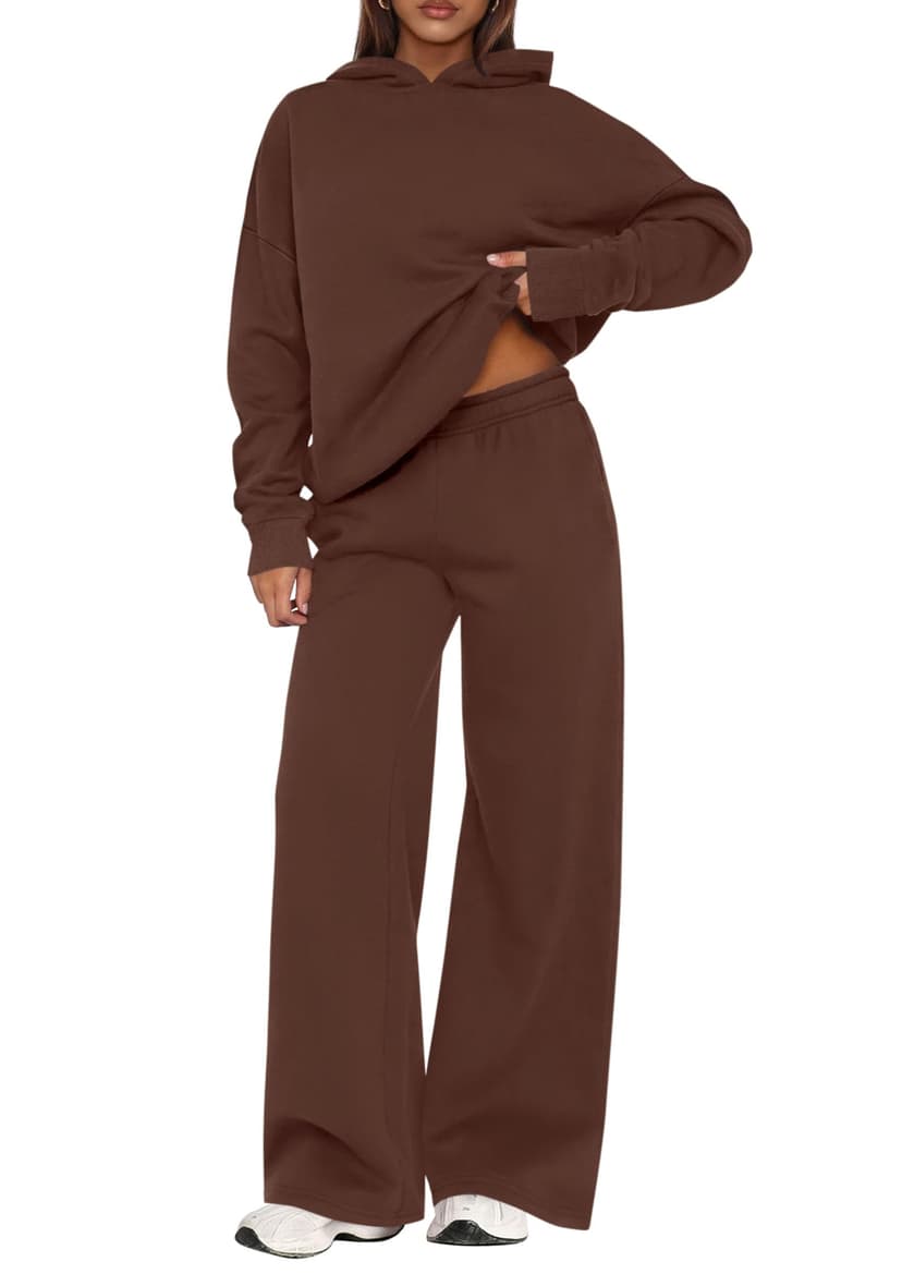 PRETTYGARDEN 2 Piece Lounge Sets for Women Matching Sweatsuits | Oversized Hoodies & Baggy Wide Leg Sweatpants,Casual Sweat Set,Workout Tracksuit,Airport Travel Outfits,Fashion Fall Clothes
