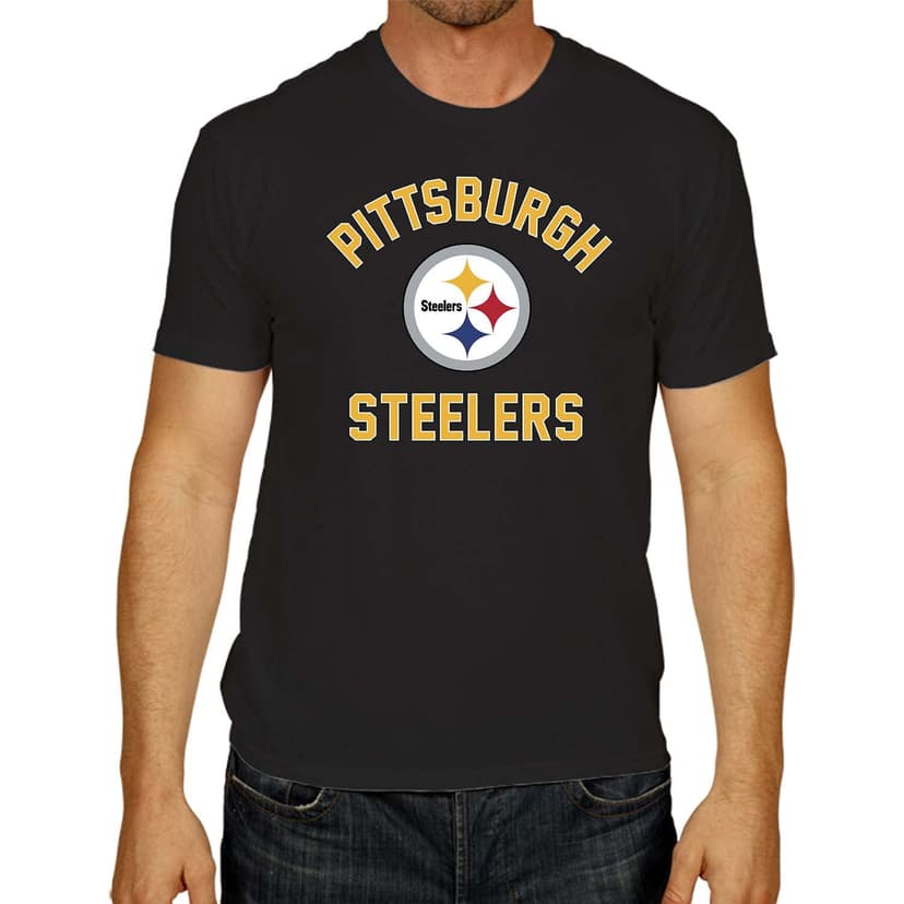NFL Gameday Cotton Blend T-Shirt for Men and Women - Licensed | Officially licensed NFL gameday cotton blend tee with thermal print team graphics - tagless fit S to 5XL