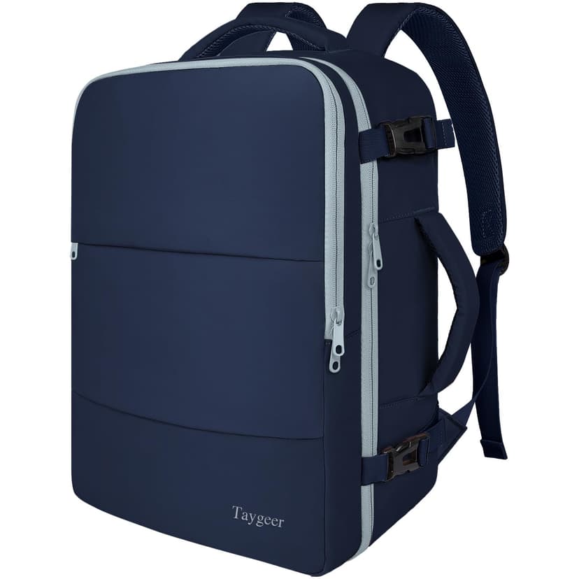 Taygeer Personal Item Backpack for Women, 35L Travel Backpack | Carry on bag with Laptop Compartment & Water Bottle Pocket, Lightweight Work Back pack for Weekend Business, Gifts, Ink Blue