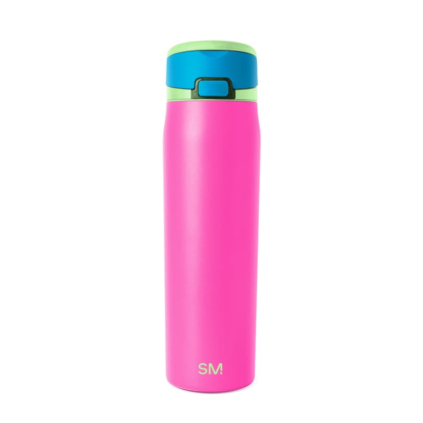 Simple Modern Water Bottle with Straw & Handle | 24oz | 80s Mix | Mesa Loop Insulated Water Bottle for School, Sports, Travel | Leak Proof, Stainless Steel | 80s Mix