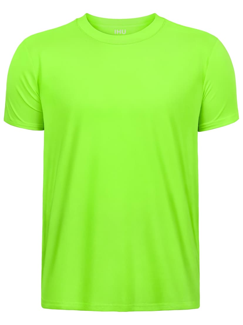 Boys Neon Shirts Dry Fit Athletic T Shirts UPF 50+ Performance Cooling Shirt Short Sleeve Rash Guard Kids Top for Boys Girls