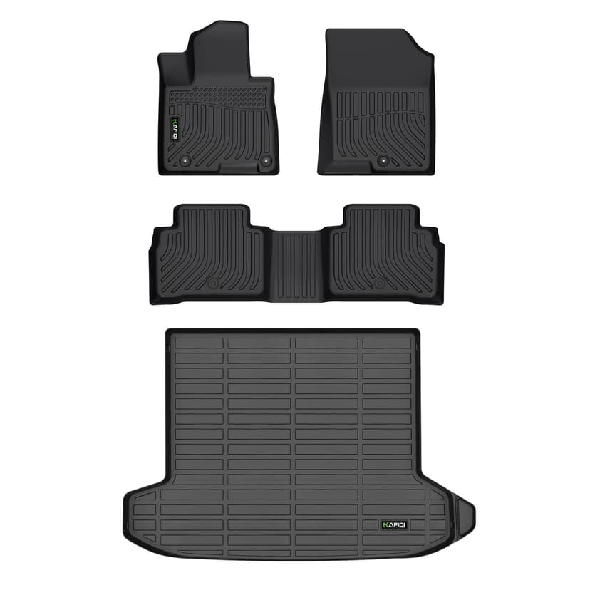 HAFIDI All Weather Car Floor Mats & Cargo Liner for 2022-2025 2026 Hyundai Tucson (No Hybrid Models) Custom Fit Full Set Accessories - Black