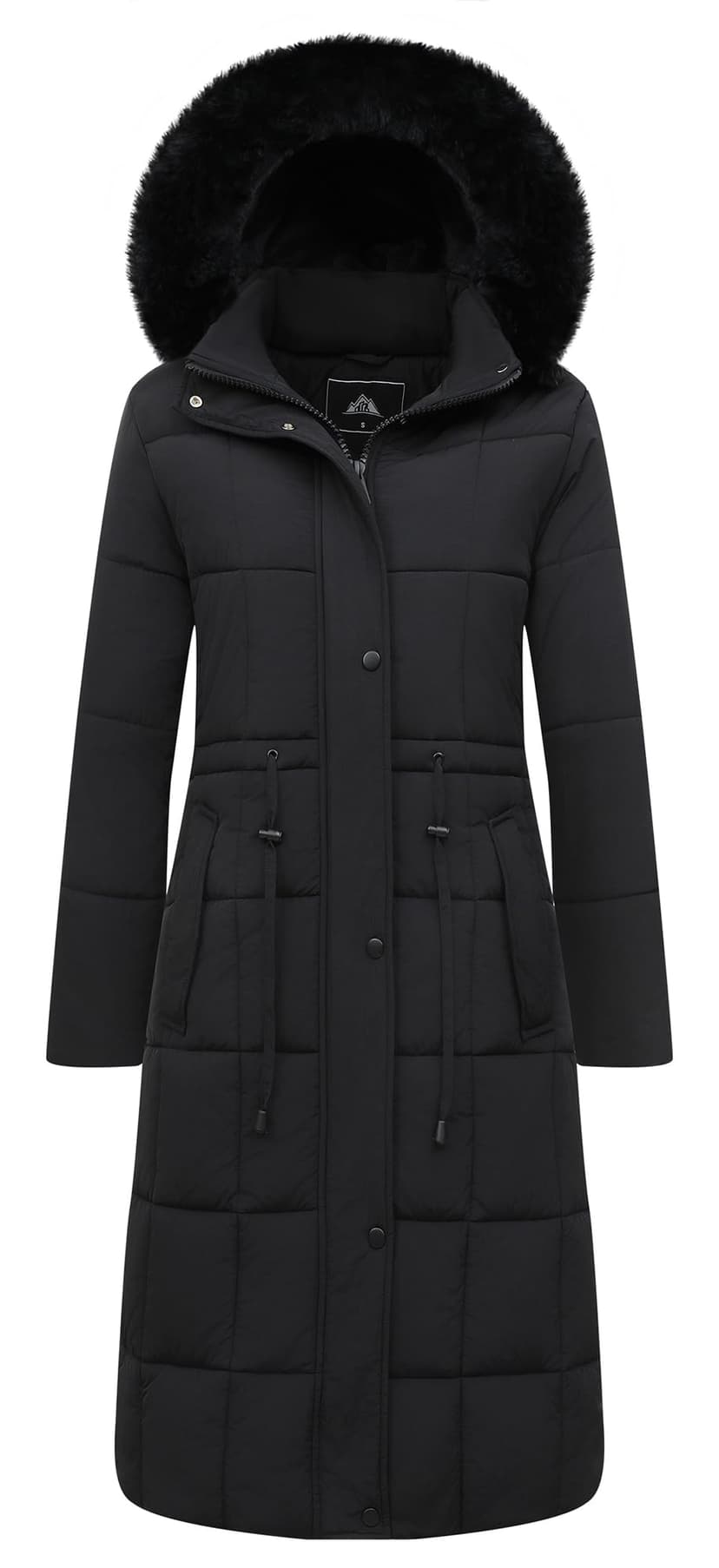 GOLDLADIES Women's Winter Coat Long Waterproof Parka Snow Winter Jacket | Windproof Warm Winter Jacket with Hood, Heavy Duty Cold Weather Outerwear for commuting and outdoor activities