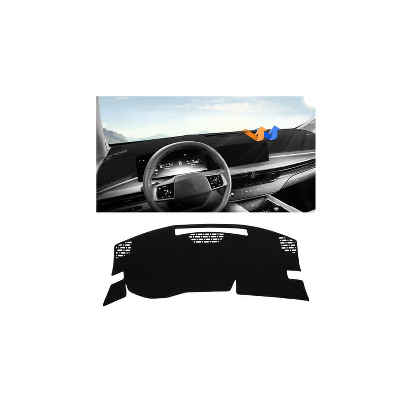 Autorder Dashboard Cover Mat for Nissan Murano 2025 2026 Accessories Dash Cover Upgrade Velvet Dash Mat Sunshade Glare UV Rays Protector
