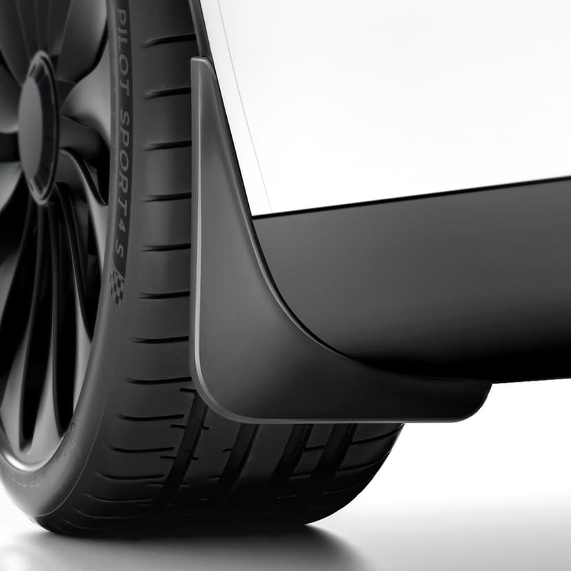 REEVAA 2026 Tesla New Model Y Juniper Accessories - Mud Flaps [Protect Paint, No Drilling Required] All-Weather Splash Guard Body Kits for Model Y Juniper 2025-2026, Black (Set of 4)
