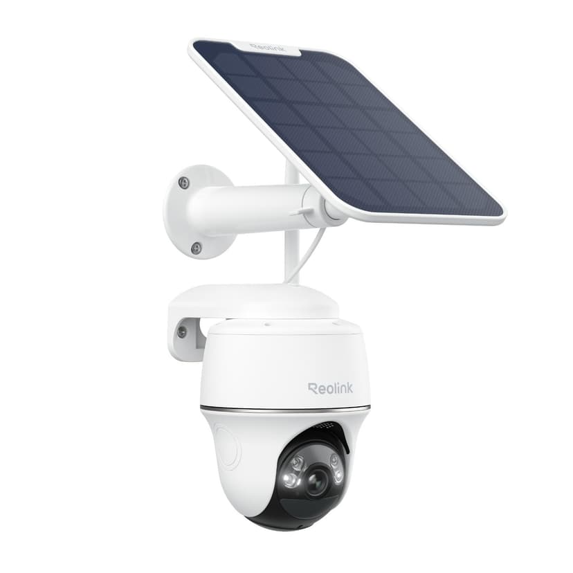 REOLINK Solar Security Cameras Wireless Outdoor 360° Coverage Argus PT | 5MP Color Night Vision, 2.4/5GHz Dual-Band WiFi, Smart People/Car/Pet Detection, Works with Home Hub, No Subscriptions