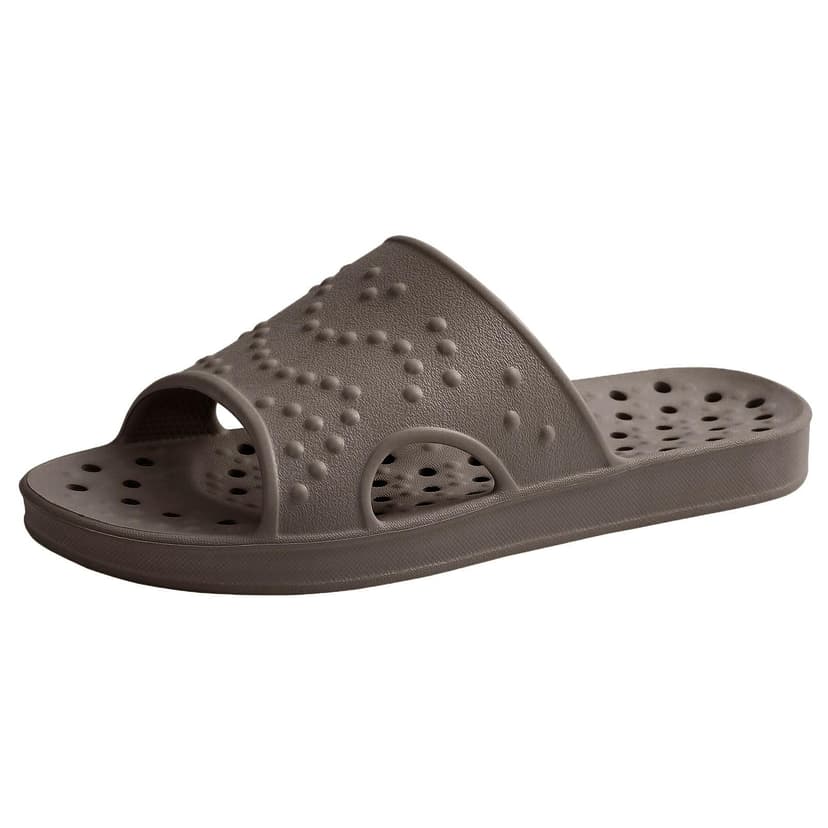 shevalues Quick Drying Shower Shoes for Women Men with Arch Support | Lightweight Pool Slides with Drain Holes Comfortable Beach Slipper Sandals for Gym College Dorms
