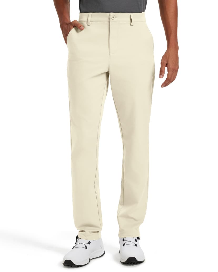 Men's Classic Fit Stretch Golf & Dress Work Pants 30''/32''/34'' | All-Day Comfort Performance Trousers for Business & Suit