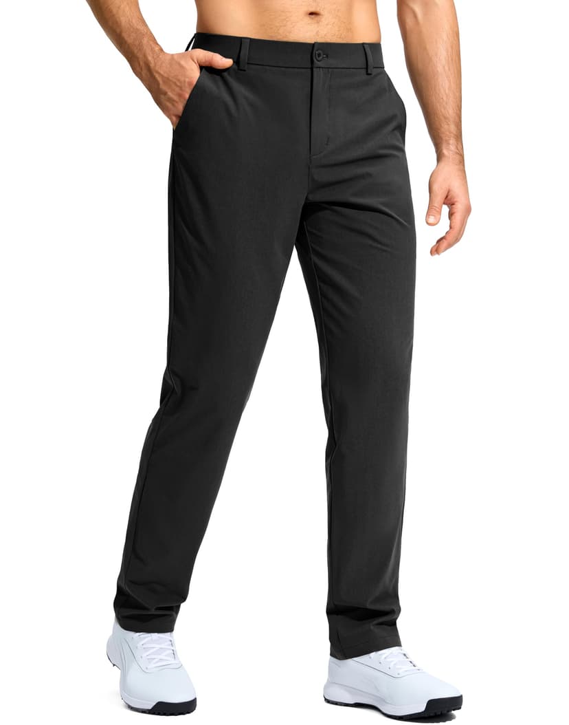 G Gradual Mens Golf Pants Stretch Dress Casual Pants 30"/32"/34" Lightweight Work Travel Slacks for Men with 4 Pockets