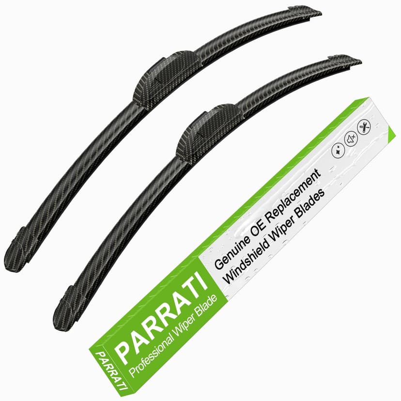 OEM Quality 22" + 22" PARRATI Black Gold Windshield Wiper Blades(Set of 2) | Premium All-Season Wiper Blades, Quiet Streak-Free Cleaning for Safer Driving, Easy Quick Installation