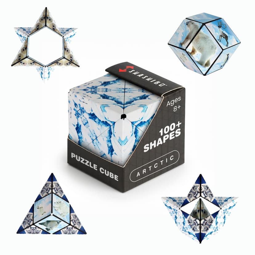 Shashibo DODECA Magnetic Puzzle Cube, Stress Relief Fidget Toy | 100+ Possible Shapes, Sensory Fidget Toy For Adults & Kids, Fun Shape Shifting Puzzle Box For All Ages
