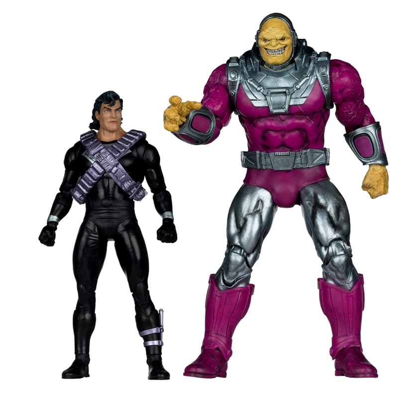 McFarlane Toys- DC Multiverse Superman vs Mongul 2pk (Return of Superman) 7in Action Figure and Mega Figure | DC Multiverse Return of Superman 7 Inch Action Figure 2-pack - Superman vs Mongul