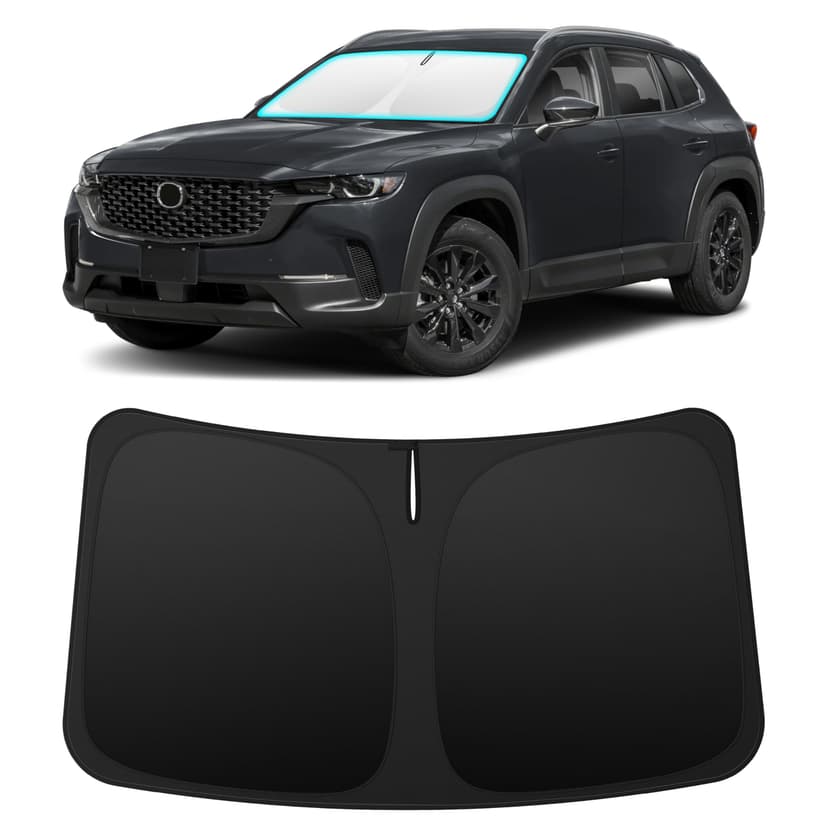 INSAUTO Custom Fit Windshield Sun Shade Accessories for Mazda CX50 CX-50 2023-2026, Foldable Front Window Sunshade, UV & Heat Reflector, Keeps Interior Cool, Includes Storage Bag