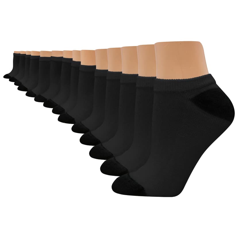 Hanes Women's Crew, Ankle, and No-Show Moisture-Wicking Cushioned Athletic Socks (14 Pack)