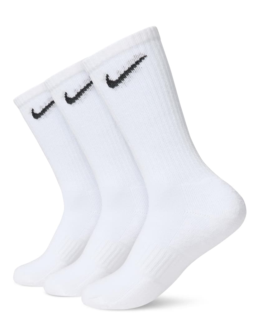Nike Unisex Adult Everyday Cushioned Training Crew Socks (3-Pack) | Mens and Womens
