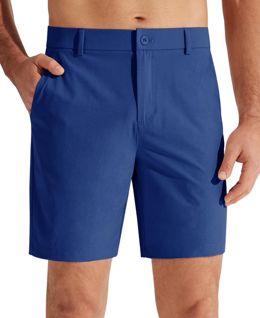 Libin Men's Golf Shorts 7"/9" Casual Flat Front Hybrid Dress Shorts | 4 Pockets, Lightweight, Quick Dry, Water Resistant, Stretch, Breathable, Comfort