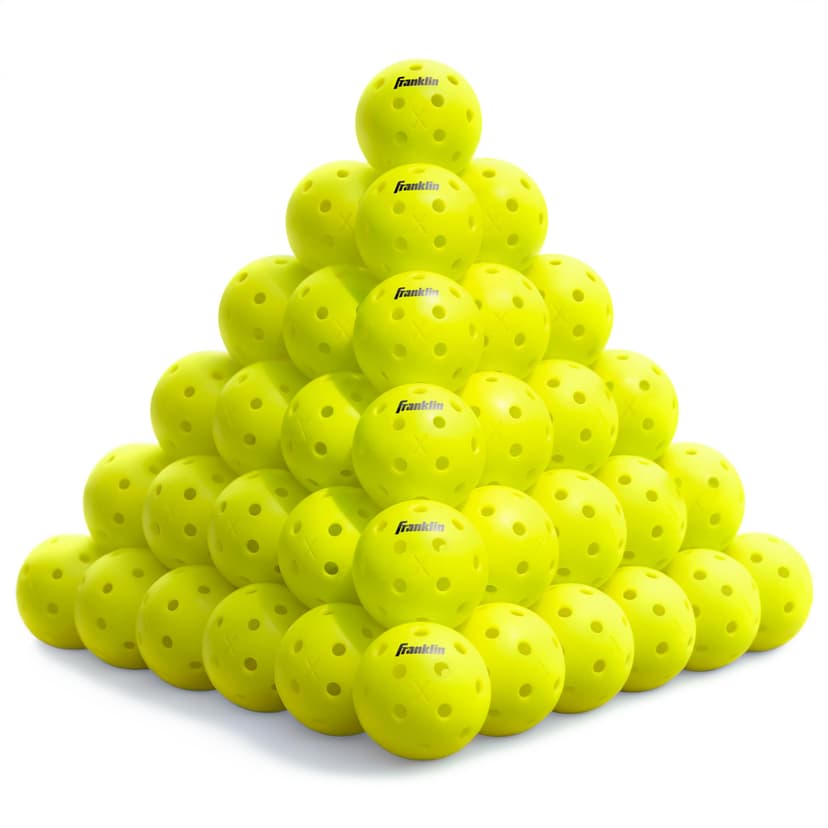 Franklin Sports X-40 Outdoor Pickleballs - Official Ball of USA Pickleball, APP Tour + US Open - Regulation Size