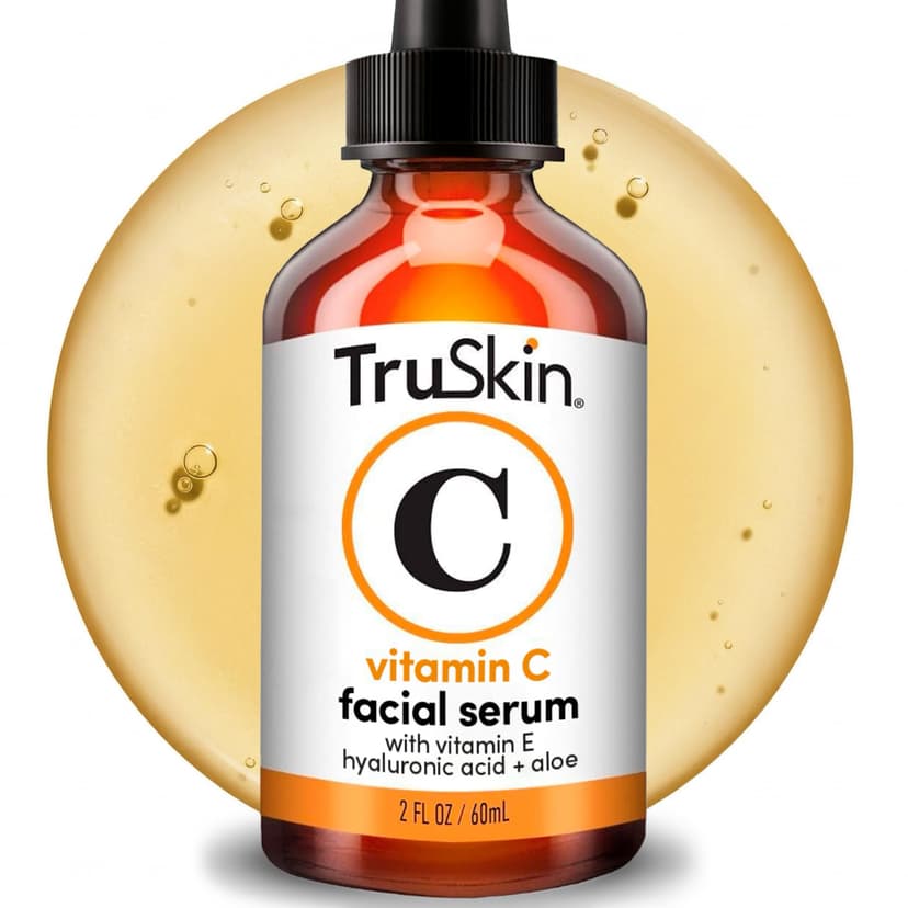 TruSkin Vitamin C Serum for Face – Anti Aging Face Serum with Hyaluronic Acid & Vitamin E – Brightening Formula for Improving Appearance of Dark Spots, Fine Lines & Wrinkles – All Skin Types, 2 Fl Oz