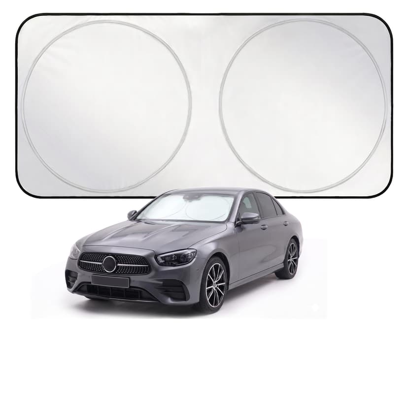 EzyShade Car Windshield Sun Shade. See Vehicle Size-Chart. Medium (M) Size | Foldable 1-Piece Sunshade with Shield-X Reflective Technology. Sun Visor for SUV, Truck, Car Window Front. See Size Chart