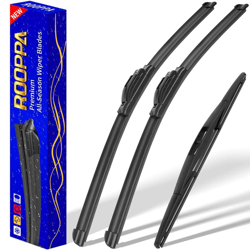 3 wipers Replacement for 2005-2022 2023 2024 Honda Odyssey, Windshield Wiper Blades Original Equipment Replacement - 26"/22"/16" (Set of 3) U/J HOOK