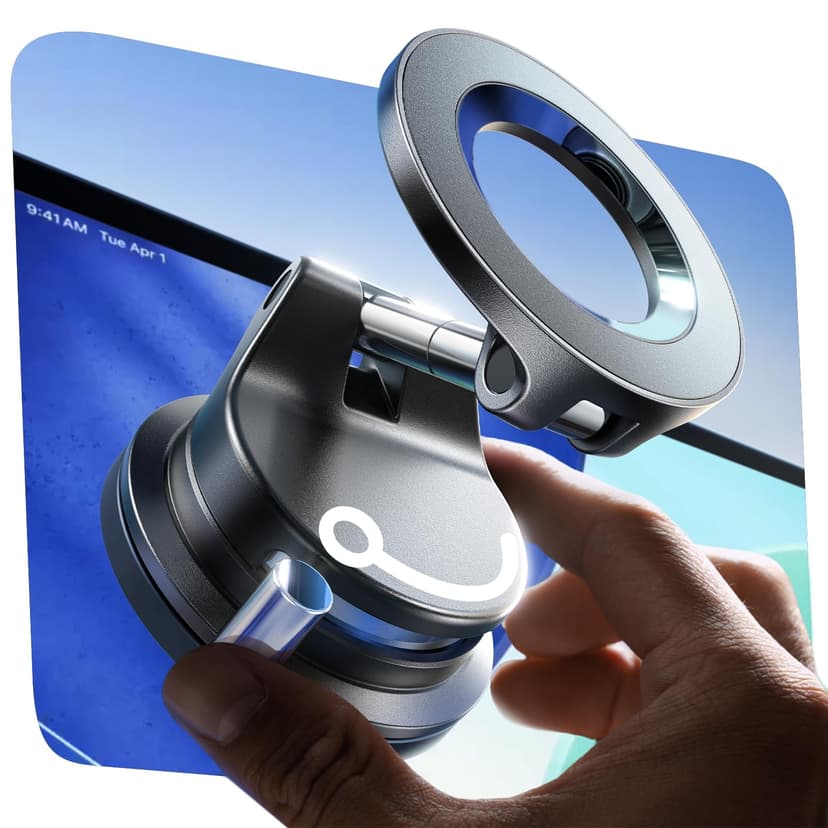 LISEN for MagSafe Car Mount [3800gf Strong Magnet & 90+LBS Suction] 360° Adjustable Vacuum Magnetic Phone Holders for Your Car, for iPhone 17 Pro Max 16 15 14 13 12 Plus Air for All Smartphones