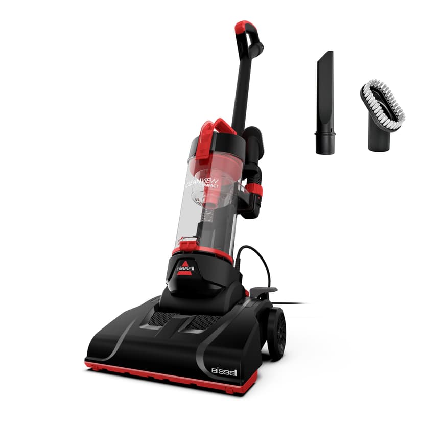 Bissell CleanView Compact, Powerful Suction & Extension Wand, 3508 | Lightweight for apartments & dorms; scatter-free technology; removable extension wand; compact design