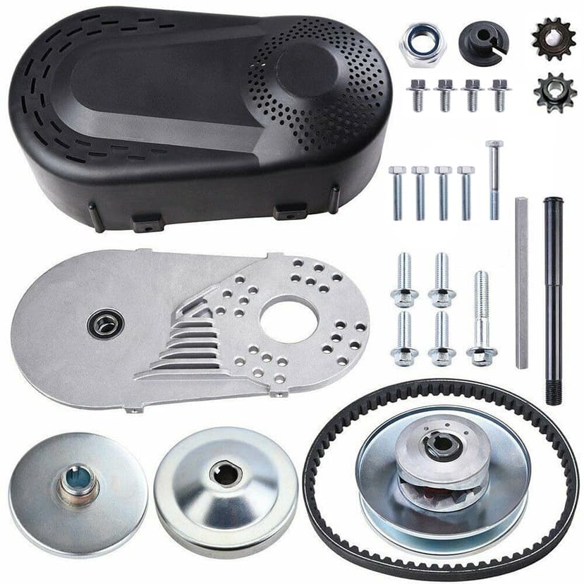 212CC Torque Converter 6.5 HP 3/4" - 30 Series | Go Kart Mini Bike Comet Clutch 10T 40/41 and 12T 35 Chain Predator Driver Pulley Replacement Set