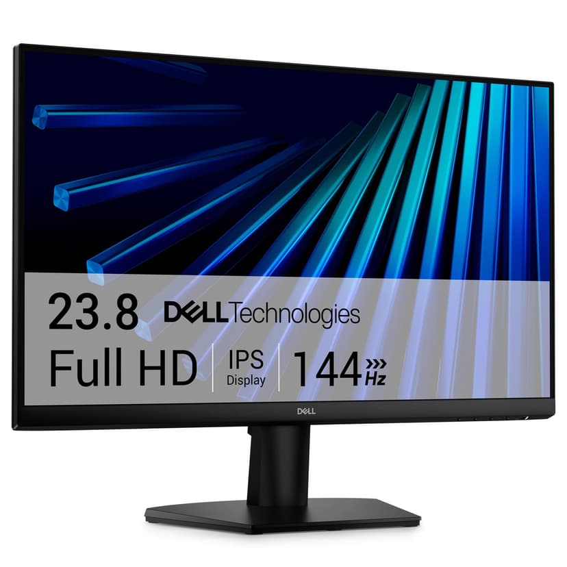 Dell 24 Monitor - SE2426H - 23.8-inch FHD (1920x1080) 144Hz 1ms Display, in-Plane Switching (IPS) Technology, AMD FreeSync™, TÜV 3-Star 2X HDMI, Tilt