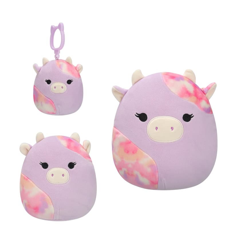 Squishmallows Original Suri Sunset Cow 3-Pack (3.5in, 5in, 8in) – Official Jazwares Plush