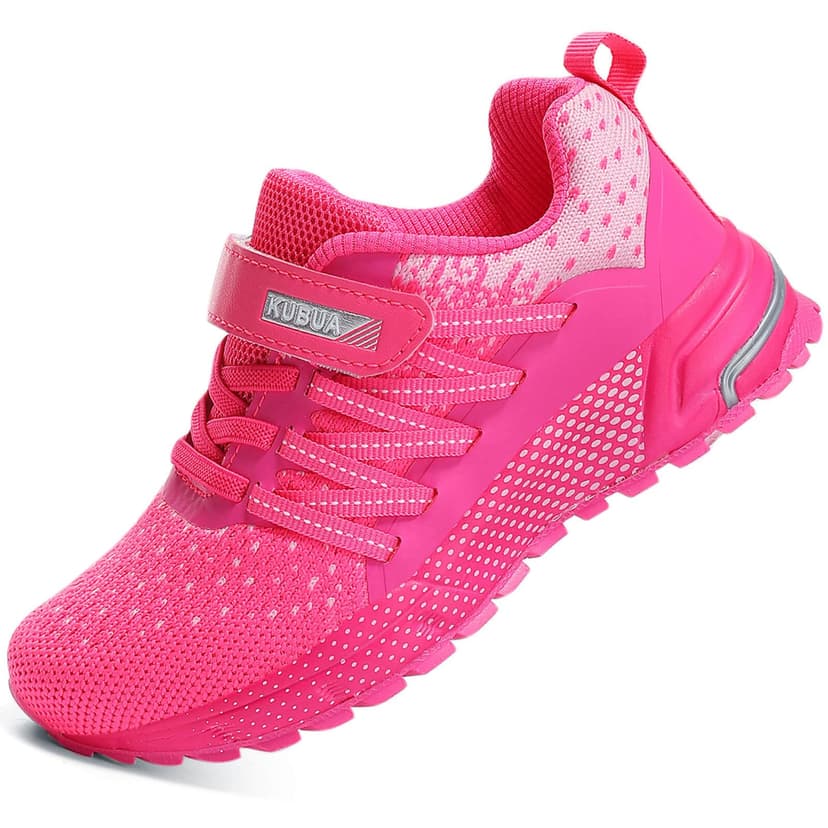 KUBUA Kids Sneakers Lightweight Boys Girls Tennis Shoes | Breathable, Comfortable, Non Slip, Easy to Put On, Running, Walking, Gym, School, Daily Play, Toddler