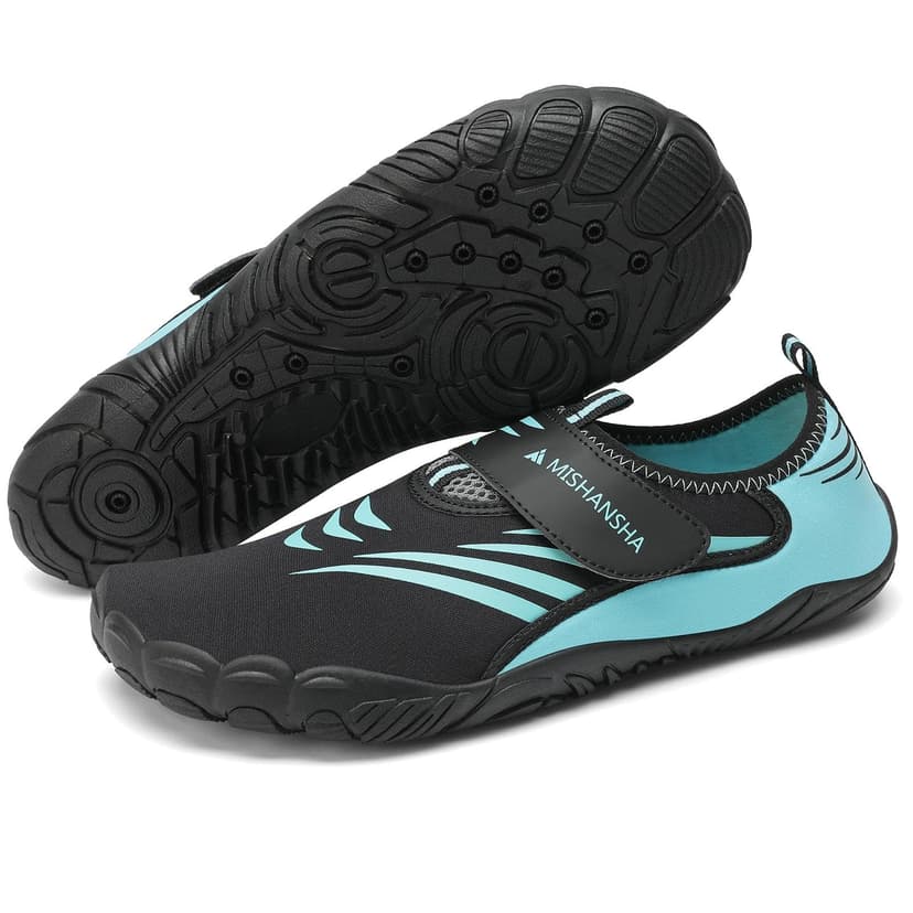 Mishansha Womens Mens Water Swim Shoes Wide Toe Box Barefoot Shoes US Size 5.5-13.5 Women / 3-11.5 Men