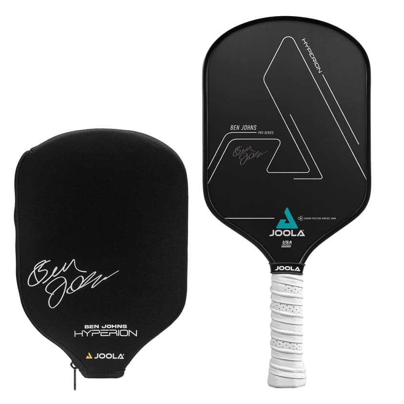 JOOLA Ben Johns Hyperion CFS Pickleball Paddle – Carbon Surface with High Grit & Spin, Elongated Handle, USAPA Approved Ben Johns Paddle