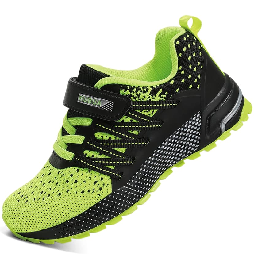 KUBUA Kids Sneakers Lightweight Boys Girls Tennis Shoes | Breathable, Comfortable, Non Slip, Easy to Put On, Running, Walking, Gym, School, Daily Play, Toddler