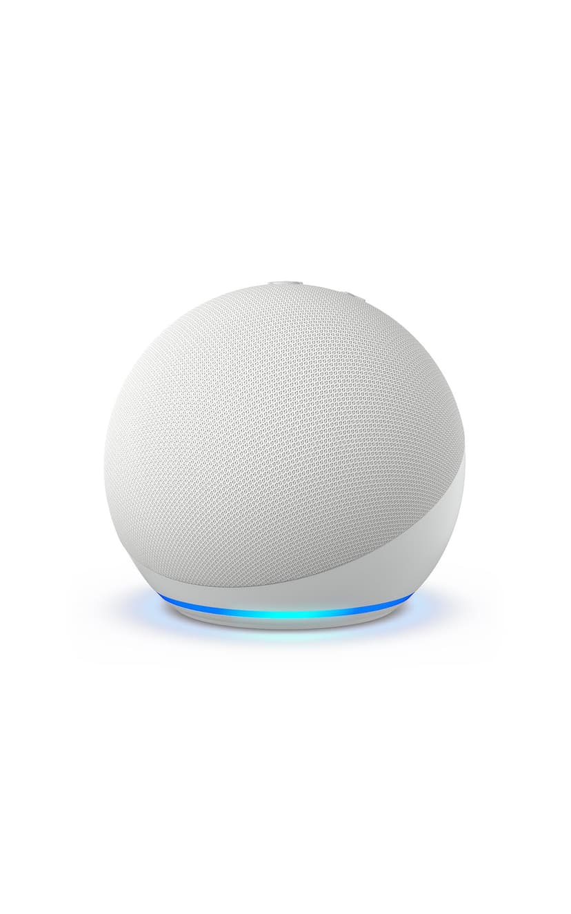 Amazon Echo Dot (newest model) - Vibrant sounding speaker, Designed for Alexa+, Great for bedrooms, dining rooms and offices, Glacier White