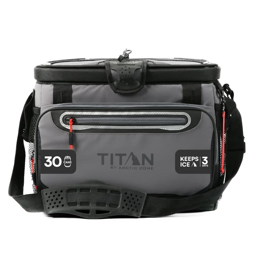 Titan by Arctic Zone Deep Freeze Cooler - Zipperless Hardbody Cooler - Deep Freeze Insulation, HardBody Liner, and SmartShelf