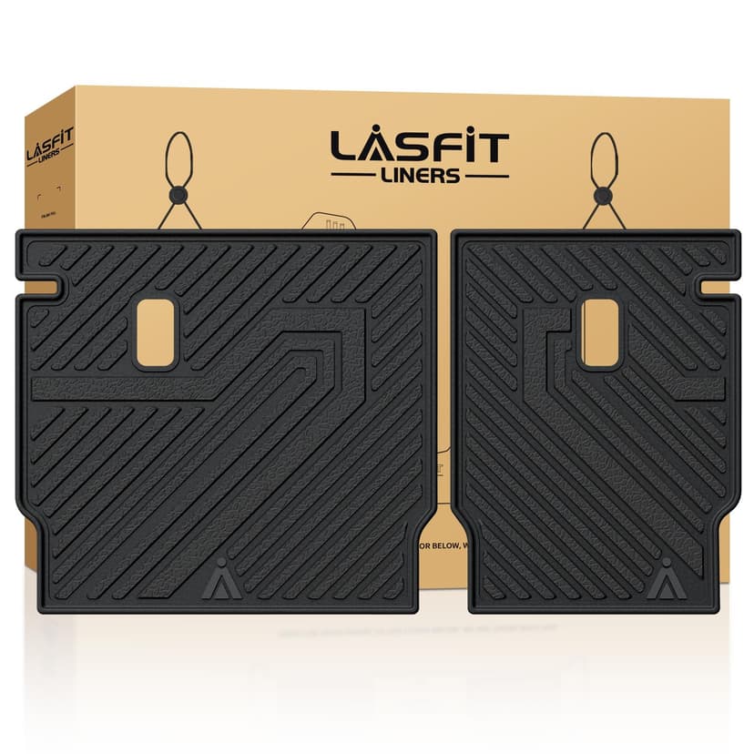 LASFIT Rear Seat Back Protector for Honda HR-V 2023-2027 TPE | Full Surround TPE Mats, Tall Walls, 3D Custom Fit, Non-Slip, Easy Clean, Tool-Free Install, Vehicle-Specific Accessories